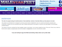 Tablet Screenshot of malestarfeet.com